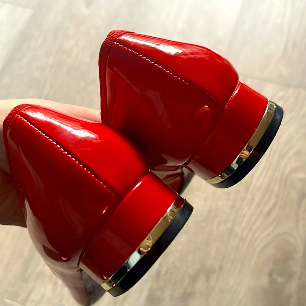 ｛ZARA｝Red patent leather ballet shoes EU size 35/CH 225 - Picture 6 of 6